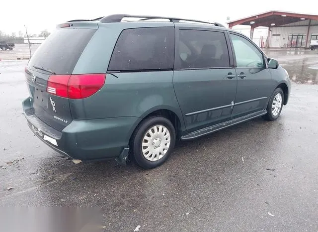 5TDZA23CX4S174733 2004 2004 Toyota Sienna- LE 4