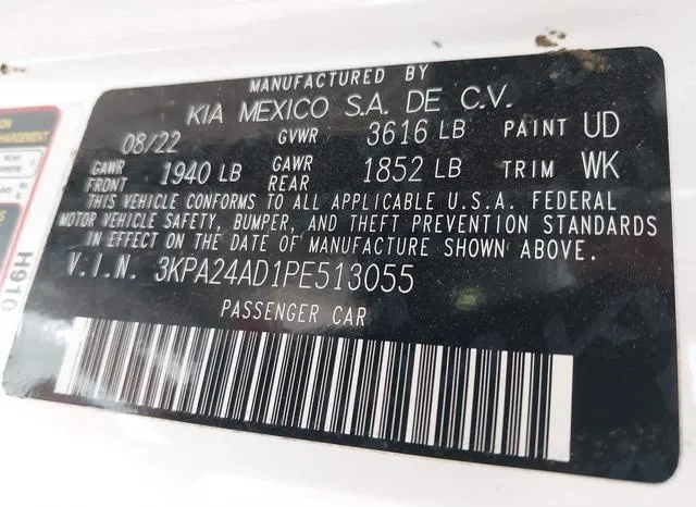 3KPA24AD1PE513055 2023 2023 KIA Rio- S 9