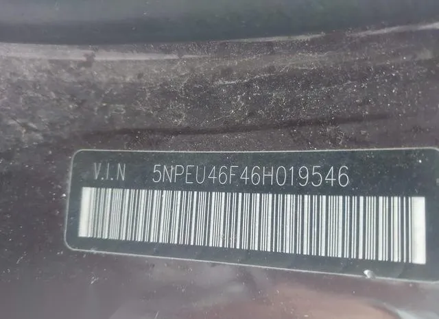 5NPEU46F46H019546 2006 2006 Hyundai Sonata- Gls V6/Lx V6 9