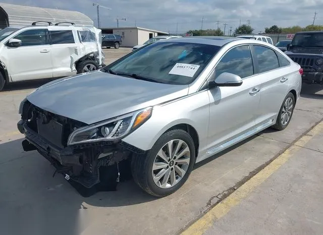 5NPE34AF2HH537054 2017 2017 Hyundai Sonata- Sport 2