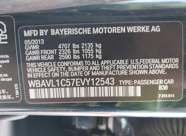 WBAVL1C57EVY12543 2014 2014 BMW X1- Xdrive28I 9