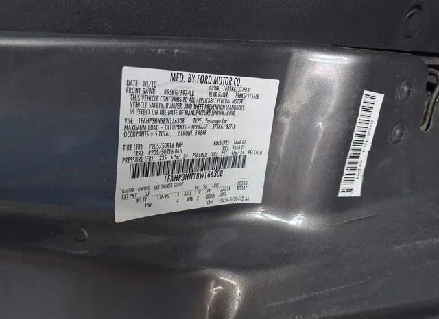 1FAHP3HN3BW166308 2011 2011 Ford Focus- Sel 9