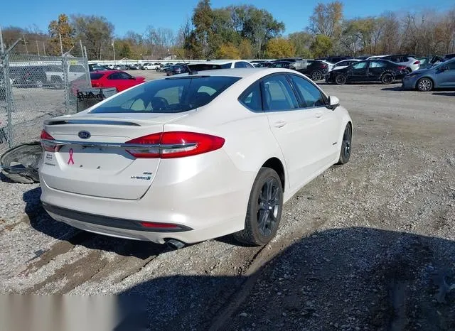 3FA6P0LU4JR120296 2018 2018 Ford Fusion- Hybrid SE 4