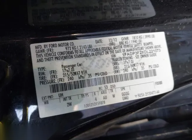 1FADP3F2XDL221073 2013 2013 Ford Focus- SE 9