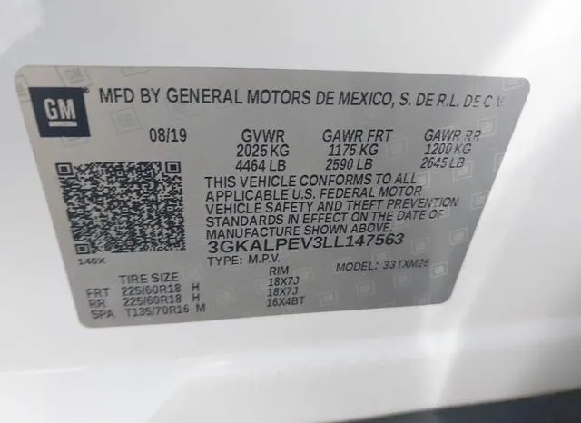 3GKALPEV3LL147563 2020 2020 GMC Terrain- Fwd Slt 9