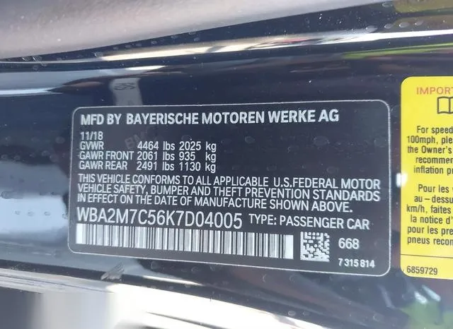 WBA2M7C56K7D04005 2019 2019 BMW 2 Series- 230I 9