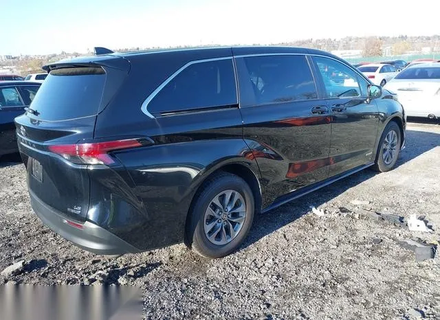 5TDKRKEC0MS048212 2021 2021 Toyota Sienna- LE 4