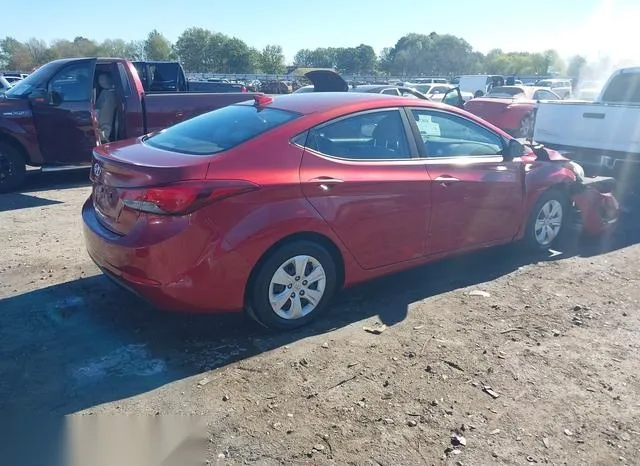 5NPDH4AE4GH750025 2016 2016 Hyundai Elantra- SE 4