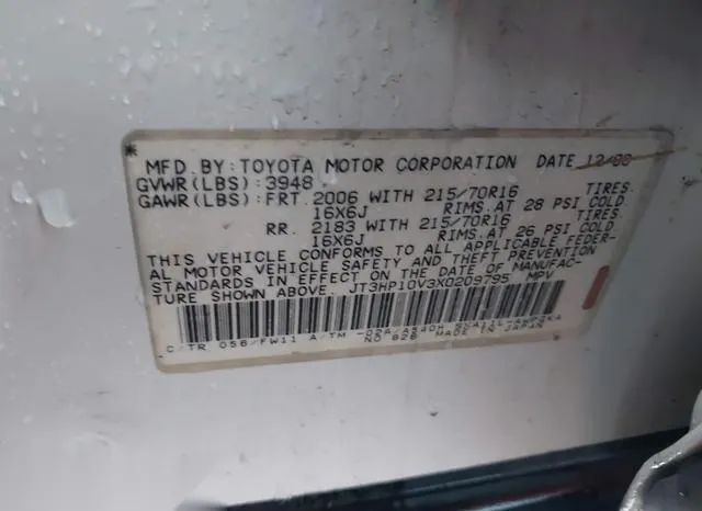 JT3HP10V3X0209795 1999 1999 Toyota RAV4 9