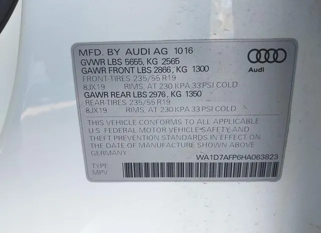 WA1D7AFP6HA063823 2017 2017 Audi Q5- 3-0T Premium Plus 9