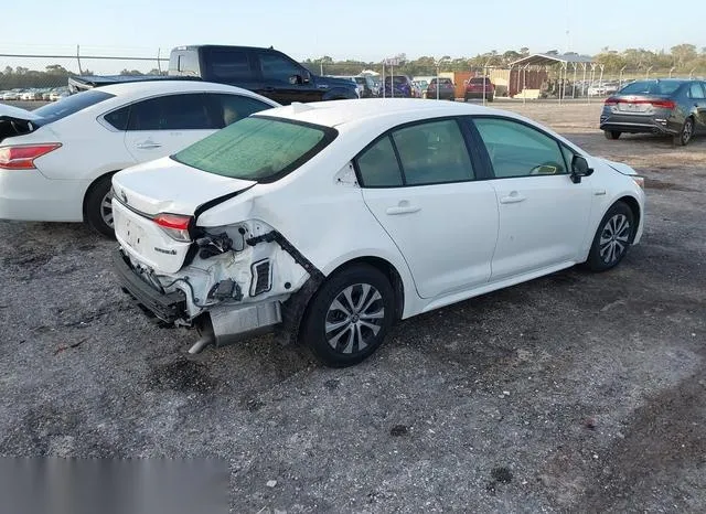 JTDEAMDE0MJ002556 2021 2021 Toyota Corolla- Hybrid Le 4