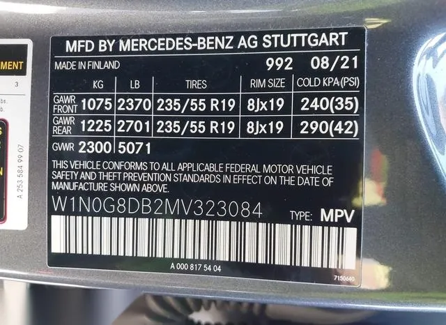 W1N0G8DB2MV323084 2021 2021 Mercedes-Benz GLC 300- Suv 9