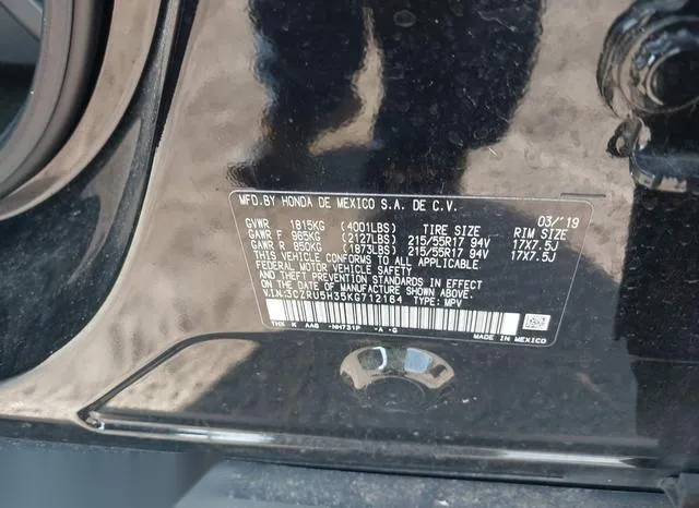 3CZRU5H35KG712164 2019 2019 Honda HR-V- LX 9