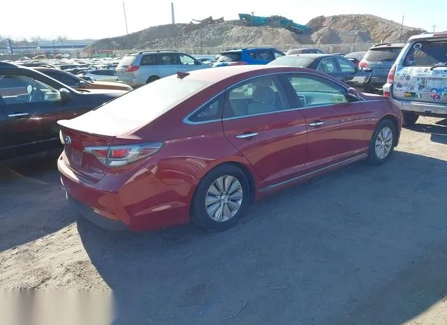 KMHE24L16GA015209 2016 2016 Hyundai Sonata- Hybrid SE 4