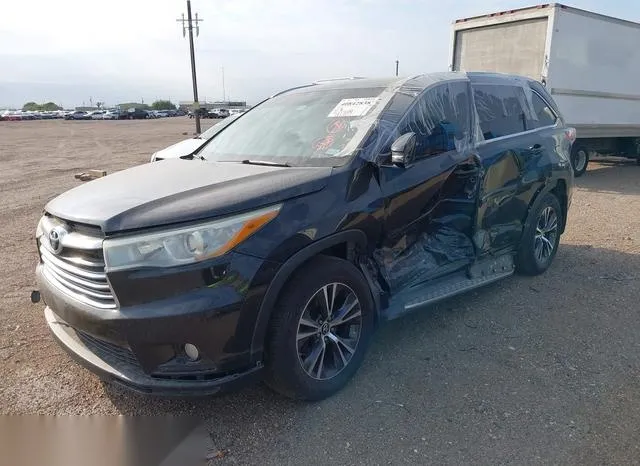 5TDKKRFH8GS186897 2016 2016 Toyota Highlander- Xle V6 2