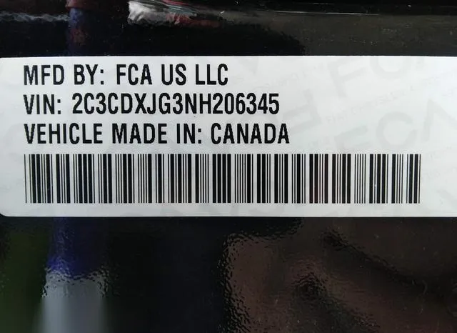 2C3CDXJG3NH206345 2022 2022 Dodge Charger- Sxt Awd 9