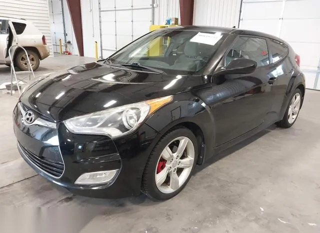 KMHTC6AD4DU145898 2013 2013 Hyundai Veloster- Base W/Gray 2