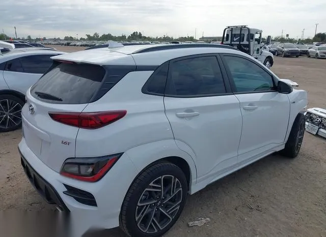 KM8K33A37NU821280 2022 2022 Hyundai Kona- N Line 4