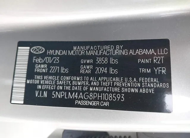 5NPLM4AG8PH108593 2023 2023 Hyundai Elantra- Sel 9