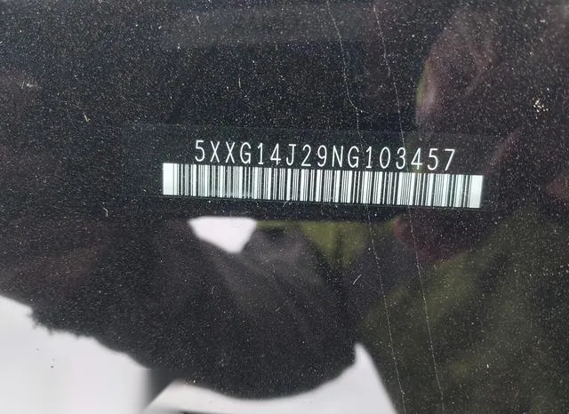 5XXG14J29NG103457 2022 2022 KIA K5- Lxs 9