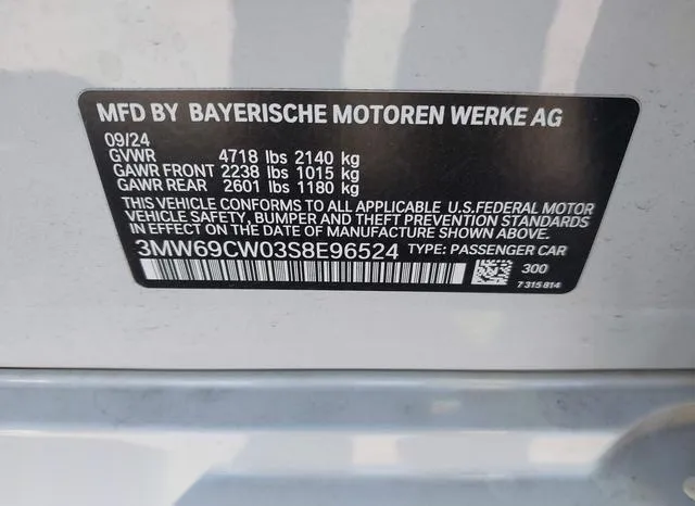 3MW69CW03S8E96524 2025 2025 BMW 3 Series- 330I 9