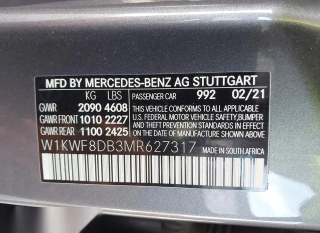 W1KWF8DB3MR627317 2021 2021 Mercedes-Benz C 300- Sedan 9