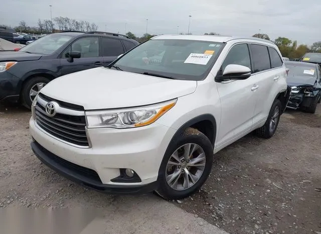 5TDKKRFH5ES032922 2014 2014 Toyota Highlander- Xle V6 2