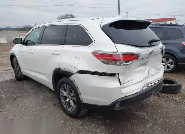 5TDKKRFH5ES032922 2014 2014 Toyota Highlander- Xle V6 3