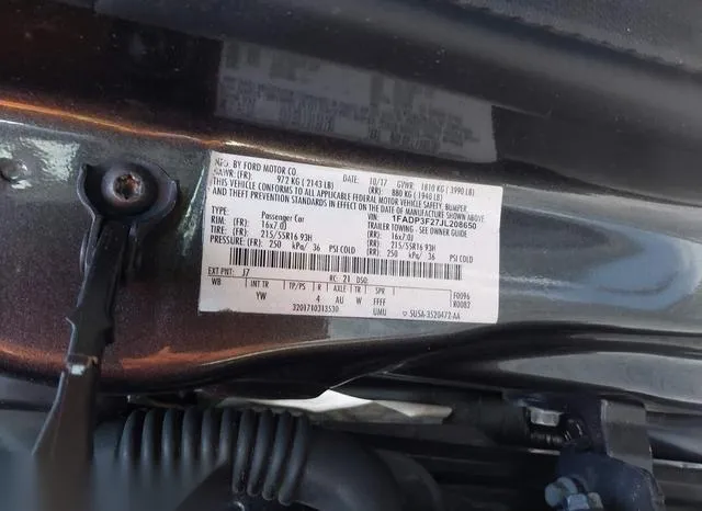 1FADP3F27JL208650 2018 2018 Ford Focus- SE 9