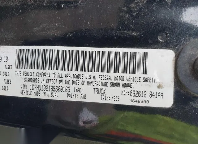 1D7HU18218S600163 2008 2008 Dodge RAM 1500- Slt 9