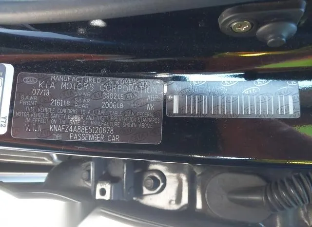 KNAFZ4A88E5120678 2014 2014 KIA Forte- EX 9