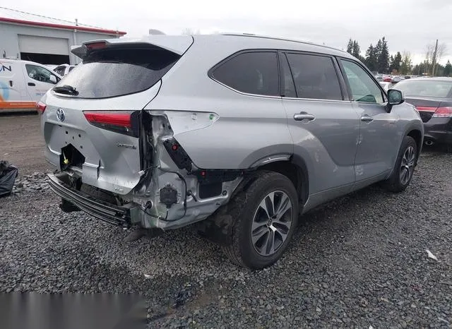 5TDHBRCHXLS500803 2020 2020 Toyota Highlander- Hybrid Xle 4