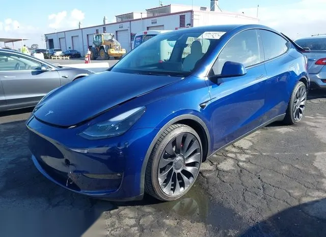 7SAYGDEF5NF559607 2022 2022 Tesla Model Y- Performance Dual 2