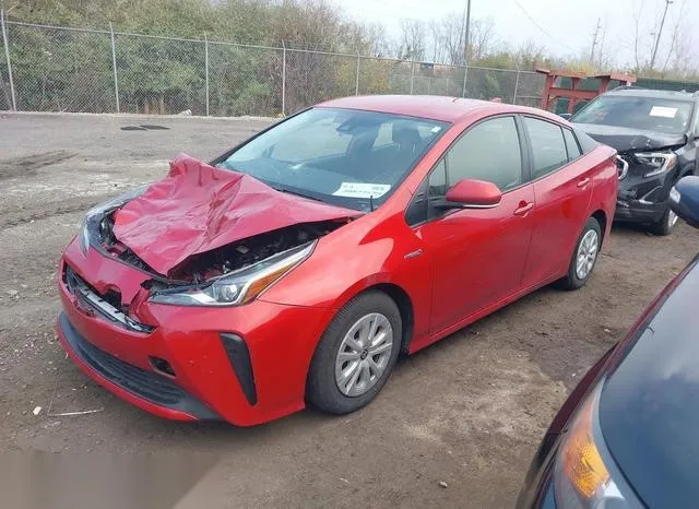 JTDKAMFU8N3163024 2022 2022 Toyota Prius- LE 2