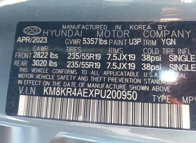 KM8KR4AEXPU200950 2023 2023 Hyundai Ioniq 5- Limited 9