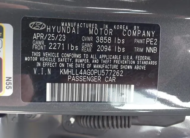 KMHLL4AG0PU577262 2023 2023 Hyundai Elantra- SE 9