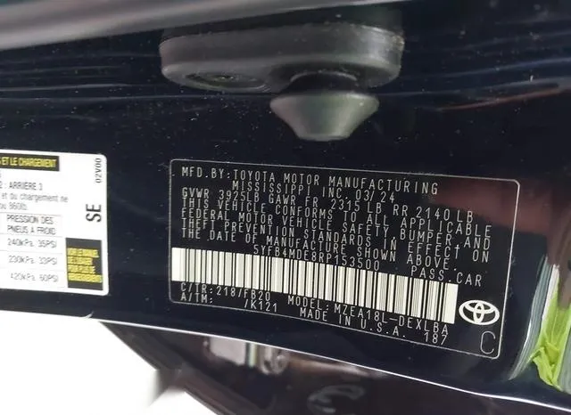 5YFB4MDE8RP153500 2024 2024 Toyota Corolla- LE 9