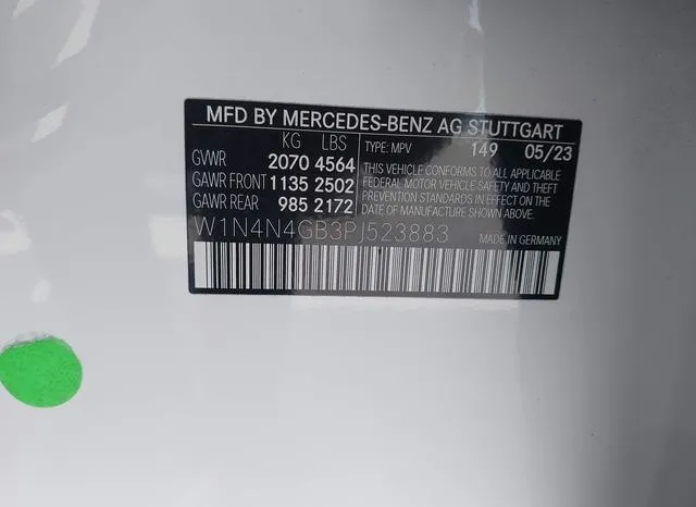 W1N4N4GB3PJ523883 2023 2023 Mercedes-Benz GLA 250 9