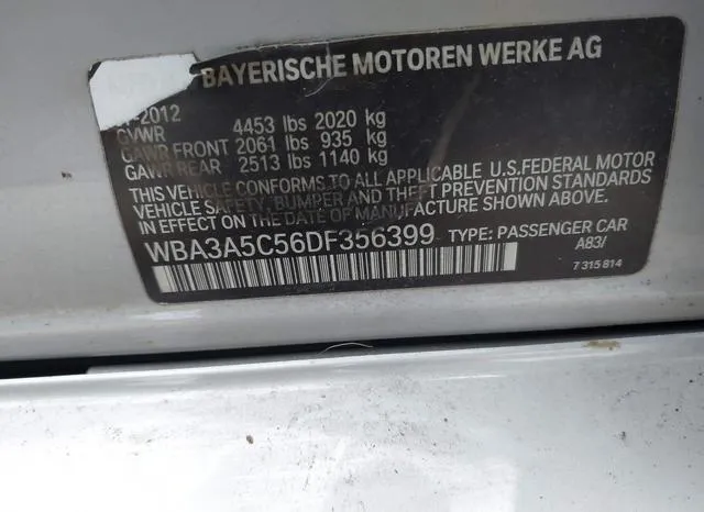 WBA3A5C56DF356399 2013 2013 BMW 3 Series- 328I 9