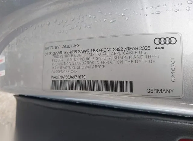 WAUTNAF56JA071879 2018 2018 Audi A5- 2-0T Premium 9