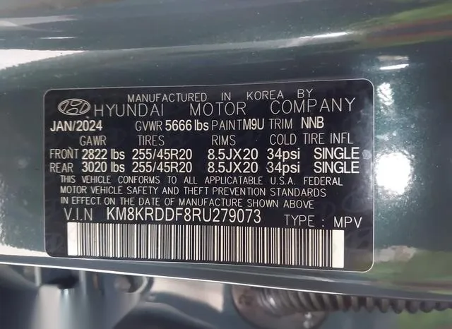 KM8KRDDF8RU279073 2024 2024 Hyundai Ioniq 5- Limited 9