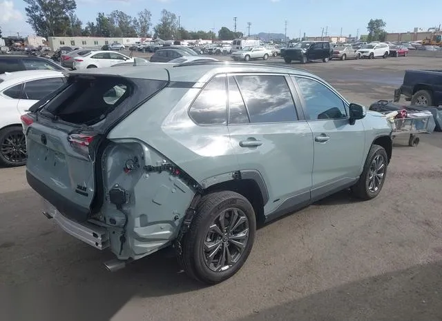 2T3B6RFV7NW037418 2022 2022 Toyota RAV4- Hybrid Xle Premium 4