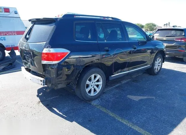 5TDZK3EH1CS084445 2012 2012 Toyota Highlander- SE 4