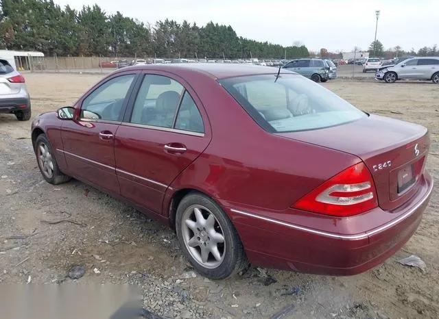 WDBRF61JX2F255348 2002 2002 Mercedes-Benz C 240 3