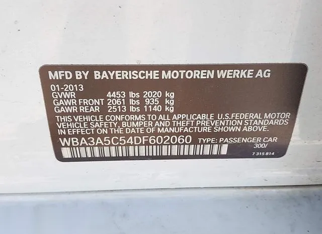 WBA3A5C54DF602060 2013 2013 BMW 3 Series- 328I 9