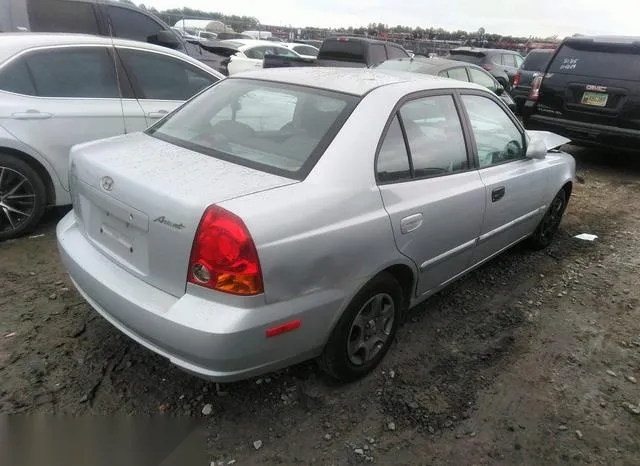 KMHCG45C55U674532 2005 2005 Hyundai Accent- Gls 4