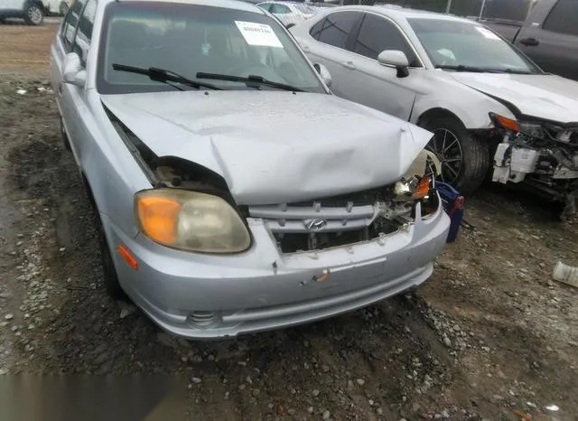 KMHCG45C55U674532 2005 2005 Hyundai Accent- Gls 6