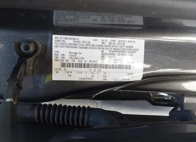 1FADP3E26JL322057 2018 2018 Ford Focus- S 9