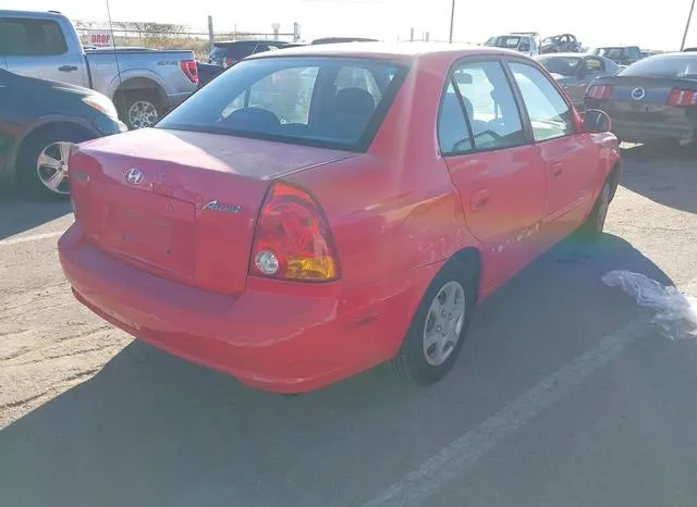 KMHCG45C65U585472 2005 2005 Hyundai Accent- Gls 4