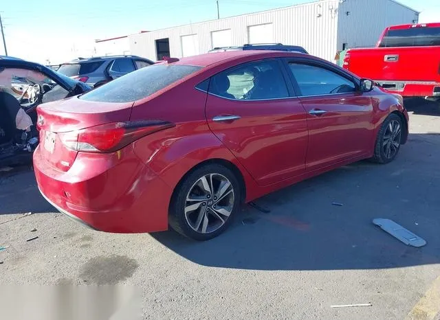 KMHDH4AE4EU132329 2014 2014 Hyundai Elantra- Limited 4